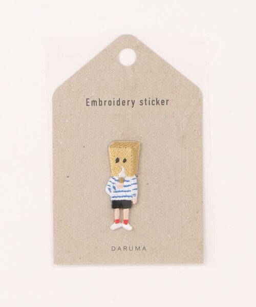 studio CLIP（スタディオクリップ）の「【daily CLIP】刺繍ステッカー モチーフ（その他雑貨・レディース・その他5/その他2/その他8/その他7/その他3/その他4/その他6/その他1/その他9/オフホワイト/ホワイト/ライトグレー/シルバーグレー/サンドグレー/スモーク/ダークグレー/チャコール/ブラック/グレー・FREE）」の10枚目の写真