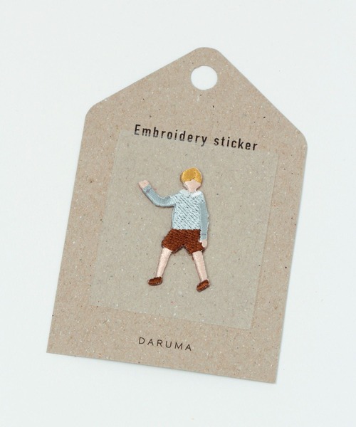 studio CLIP（スタディオクリップ）の「【daily CLIP】刺繍ステッカー モチーフ（その他雑貨・レディース・その他5/その他2/その他8/その他7/その他3/その他4/その他6/その他1/その他9/オフホワイト/ホワイト/ライトグレー/シルバーグレー/サンドグレー/スモーク/ダークグレー/チャコール/ブラック/グレー・FREE）」の16枚目の写真