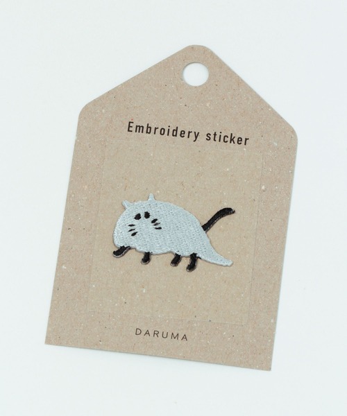 studio CLIP（スタディオクリップ）の「【daily CLIP】刺繍ステッカー モチーフ（その他雑貨・レディース・その他5/その他2/その他8/その他7/その他3/その他4/その他6/その他1/その他9/オフホワイト/ホワイト/ライトグレー/シルバーグレー/サンドグレー/スモーク/ダークグレー/チャコール/ブラック/グレー・FREE）」の18枚目の写真