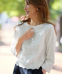 OPAQUE.CLIP | ≪セレモニー対応≫ レースブラウス【洗濯機洗い可】(シャツ/ブラウス)