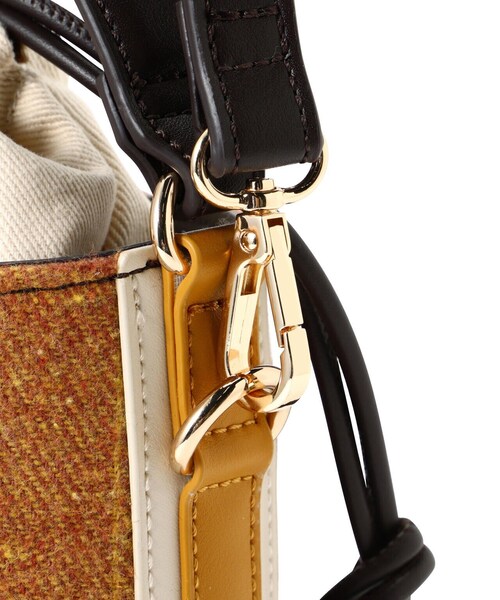 N.（N. Natural Beauty Basic）（エヌエヌナチュラルビューティーベーシック）の「◆配色バケツショルダーバッグ（ビジネスバッグ・レディース・グレー系その他/ブラウン系その他・ﾌﾘ-）」の22枚目の写真