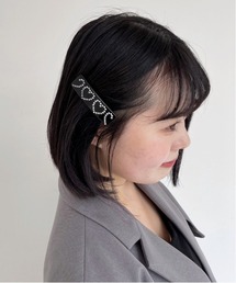 Heather | ラインストーンハートバレッタ 989739(バレッタ/ヘアクリップ)