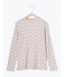 Et grenier by Samansa Mos2（エグルニエバイサマンサモスモス）の「タートルネックフラワーモチーフロングTシャツ（ルームウェア/パジャマ）」