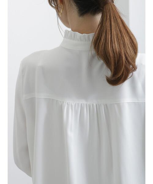 Te chichi(テチチ)の「バイアスレーススタンドフリルブラウス(シャツ/ブラウス・レディース・オフホワイト・F)」の17枚目の写真