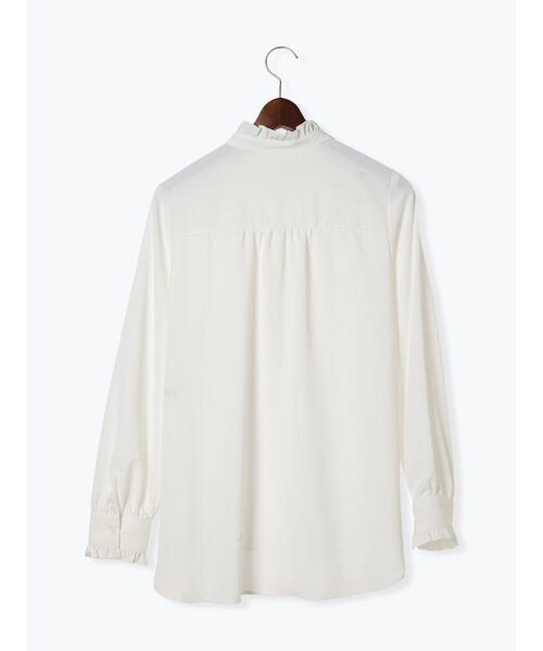 Te chichi(テチチ)の「バイアスレーススタンドフリルブラウス(シャツ/ブラウス・レディース・オフホワイト・F)」の14枚目の写真