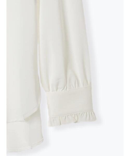 Te chichi(テチチ)の「バイアスレーススタンドフリルブラウス(シャツ/ブラウス・レディース・オフホワイト・F)」の12枚目の写真