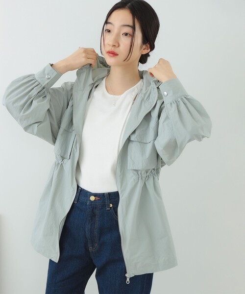 Ray BEAMS（レイビームス）の「Ray BEAMS / ライト マウンテンパーカー（マウンテンパーカー・レディース・サックスブルー/ブラウン系その他3・1/0）」の2枚目の写真
