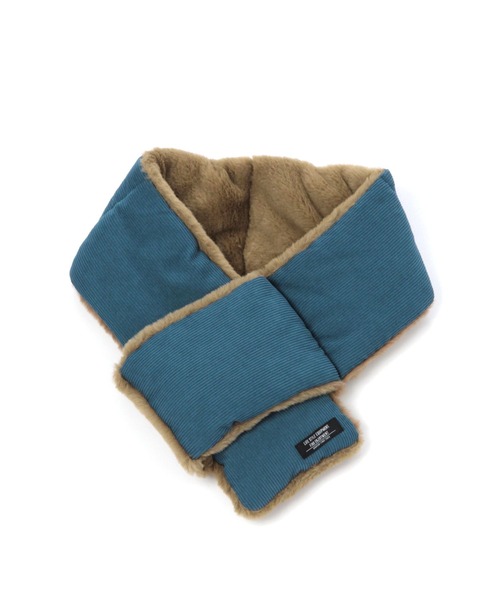 BAYFLOW(ベイフロー)の「コーディロイボアリバーシブルマフラー(マフラー・メンズ・ナチュラル/ベージュ/クリアブルー/ブラック・FREE)」の8枚目の写真