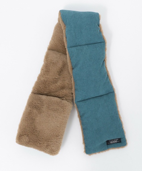 BAYFLOW(ベイフロー)の「コーディロイボアリバーシブルマフラー(マフラー・メンズ・ナチュラル/ベージュ/クリアブルー/ブラック・FREE)」の9枚目の写真