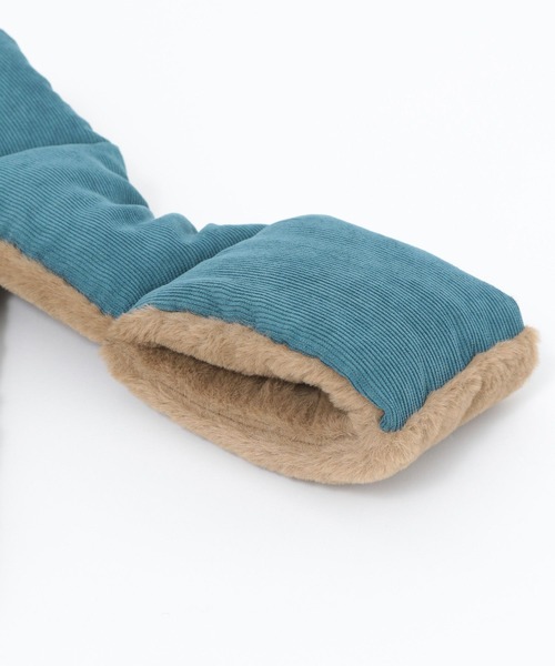 BAYFLOW(ベイフロー)の「コーディロイボアリバーシブルマフラー(マフラー・メンズ・ナチュラル/ベージュ/クリアブルー/ブラック・FREE)」の12枚目の写真