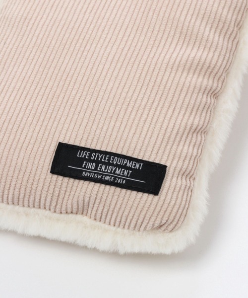 BAYFLOW(ベイフロー)の「コーディロイボアリバーシブルマフラー(マフラー・メンズ・ナチュラル/ベージュ/クリアブルー/ブラック・FREE)」の19枚目の写真