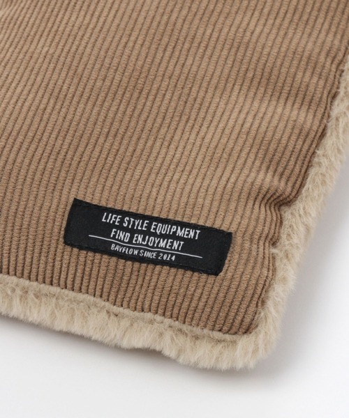 BAYFLOW(ベイフロー)の「コーディロイボアリバーシブルマフラー(マフラー・メンズ・ナチュラル/ベージュ/クリアブルー/ブラック・FREE)」の21枚目の写真