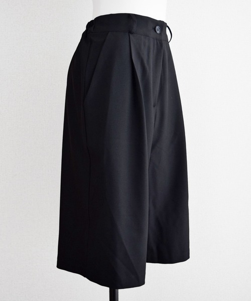 Marient（マリエント）の「ピンタックハーフPT（スラックス・レディース・ブラック・FREE）」の11枚目の写真