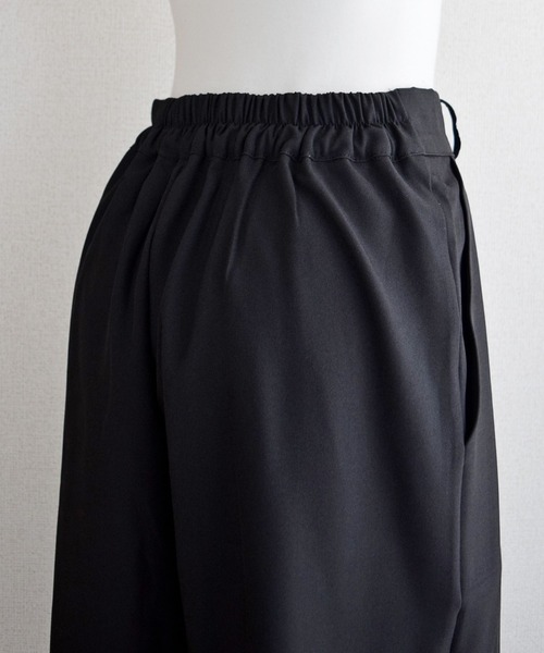 Marient（マリエント）の「ピンタックハーフPT（スラックス・レディース・ブラック・FREE）」の15枚目の写真