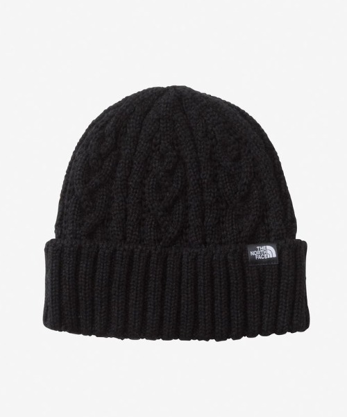 THE NORTH FACE(ザノースフェイス)の「【THE NORTH FACE】Cable Beanie(ニットキャップ/ビーニー・メンズ・ブラック/グレー/ネイビー/ベージュ・FREE)」の1枚目の写真