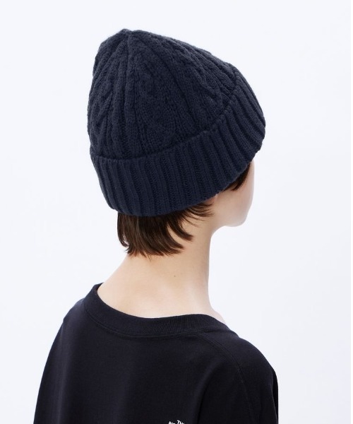 THE NORTH FACE(ザノースフェイス)の「【THE NORTH FACE】Cable Beanie(ニットキャップ/ビーニー・メンズ・ブラック/グレー/ネイビー/ベージュ・FREE)」の8枚目の写真