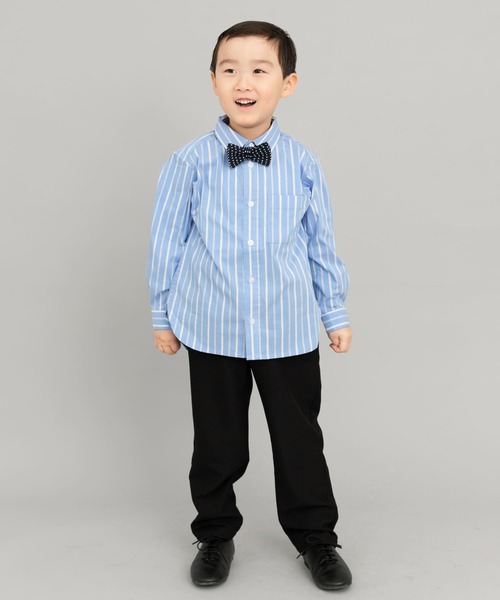 URBAN RESEARCH DOORS(アーバンリサーチドアーズ)の「『WEB/一部店舗限定サイズ』ストレッチレギュラーカラーシャツ(KIDS)(シャツ/ブラウス・キッズ・ブルー系その他/ホワイト系その他・135/120/150)」の14枚目の写真