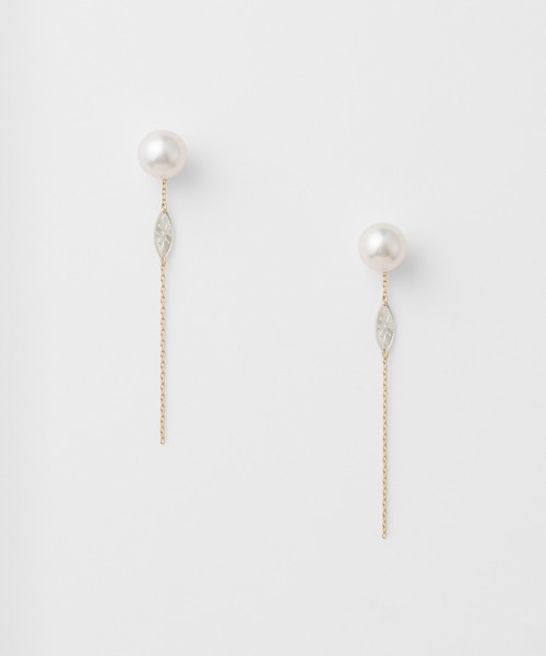 agete シルバーマーカサイトピアスチャーム agete チャーム シルバー