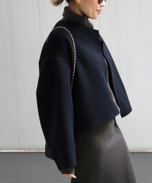 Deuxieme Classe（ドゥーズィエムクラス）の「ウールアンゴラ ショート