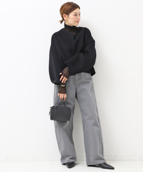 【新品】Deuxieme Classe victorian ショートコート ドゥーズィエムクラス Victorianショートコート ブラック （追加