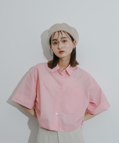 SENSE OF PLACE by URBAN RESEARCH（センスオブプレイスバイアーバンリサーチ）の「サーモベレー（ハンチング/ベレー帽・レディース・アイボリー/ブラック・ONE）」の15枚目の写真