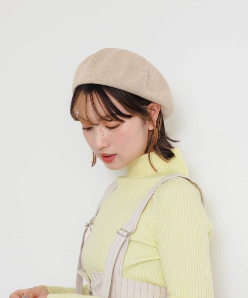 SENSE OF PLACE by URBAN RESEARCH（センスオブプレイスバイアーバンリサーチ）の「サーモベレー（ハンチング/ベレー帽・レディース・アイボリー/ブラック・ONE）」の19枚目の写真