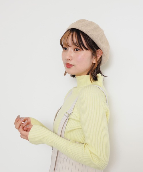 SENSE OF PLACE by URBAN RESEARCH（センスオブプレイスバイアーバンリサーチ）の「サーモベレー（ハンチング/ベレー帽・レディース・アイボリー/ブラック・ONE）」の21枚目の写真