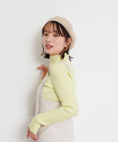 SENSE OF PLACE by URBAN RESEARCH（センスオブプレイスバイアーバンリサーチ）の「サーモベレー（ハンチング/ベレー帽・レディース・アイボリー/ブラック・ONE）」の22枚目の写真