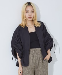 NOMINE | 【セットアップ着用可】ワッシャースキッパーギャザーシャツ(シャツ/ブラウス)