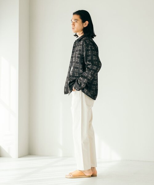 JOURNAL STANDARD（ジャーナルスタンダード）の「ネイティブパターン CPO シャツジャケット（その他アウター・メンズ・ブラック系その他/アイボリー/ネイビー/レンガ・MEDIUM/LARGE）」の5枚目の写真