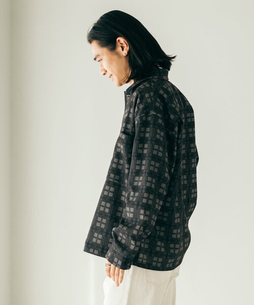 JOURNAL STANDARD（ジャーナルスタンダード）の「ネイティブパターン CPO シャツジャケット（その他アウター・メンズ・ブラック系その他/アイボリー/ネイビー/レンガ・MEDIUM/LARGE）」の11枚目の写真