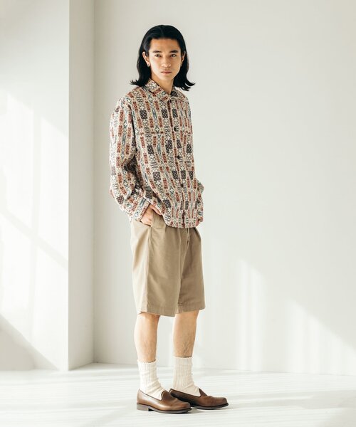 JOURNAL STANDARD（ジャーナルスタンダード）の「ネイティブパターン CPO シャツジャケット（その他アウター・メンズ・ブラック系その他/アイボリー/ネイビー/レンガ・MEDIUM/LARGE）」の14枚目の写真