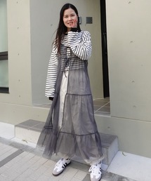 CORNERS | 2wayチュールティアードキャミワンピース(ワンピース)