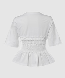 CECILIE BAHNSEN（セシリー バンセン）の「SHORT SLEEVE SMOCK T-SHIRT