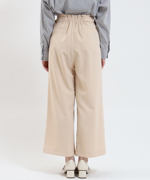 TRUDEA(トルディア)の「ドライタッチタックパンツ(スラックス・レディース・ライトグレー/ベージュ/ネイビー/ブラック・MEDIUM/LARGE)」の18枚目の写真