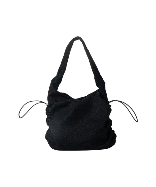 MAISON mou(メゾンムー)の「【recomend selection/セレクト】サイドギャザーワンハンドルバッグ(トートバッグ・レディース・オフホワイト/ブラック・FREE)」の10枚目の写真