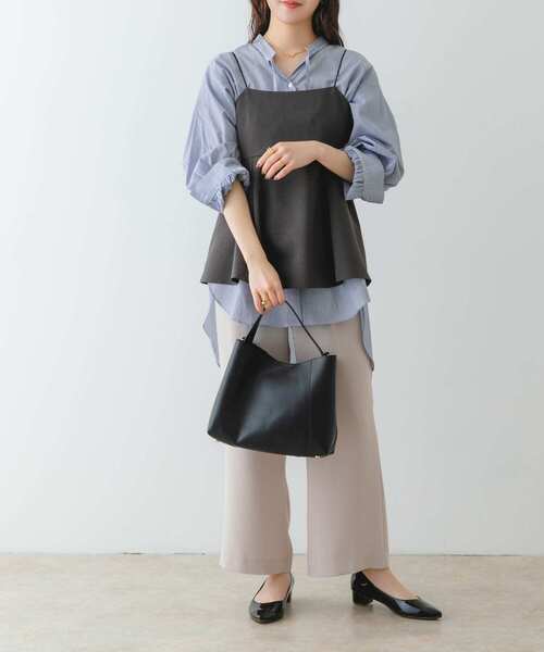 RODE SKO（ロデスコ）の「ワンハンドルトートバッグ（トートバッグ・レディース・オフホワイト/ブラック・ONE）」の22枚目の写真