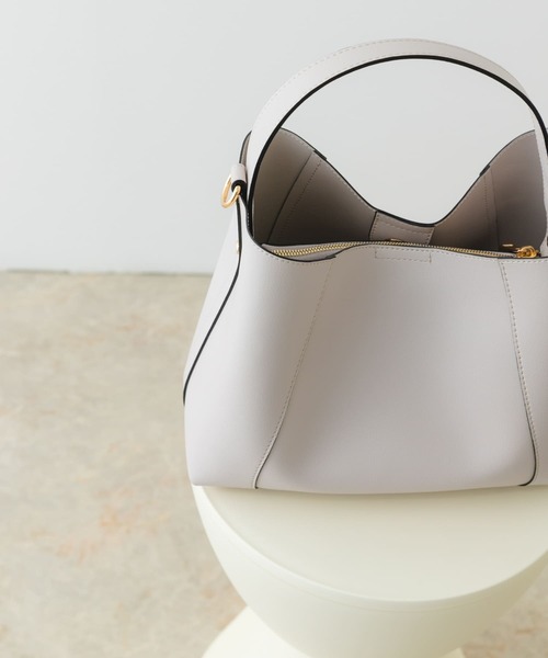 RODE SKO（ロデスコ）の「ワンハンドルトートバッグ（トートバッグ・レディース・オフホワイト/ブラック・ONE）」の14枚目の写真