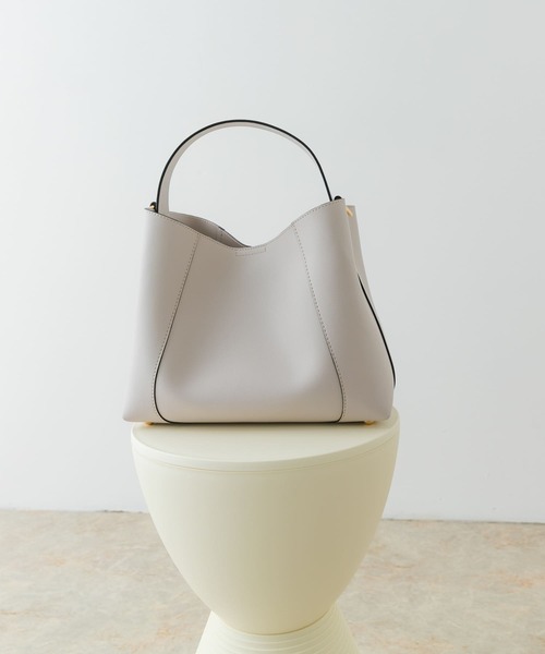 RODE SKO（ロデスコ）の「ワンハンドルトートバッグ（トートバッグ・レディース・オフホワイト/ブラック・ONE）」の15枚目の写真