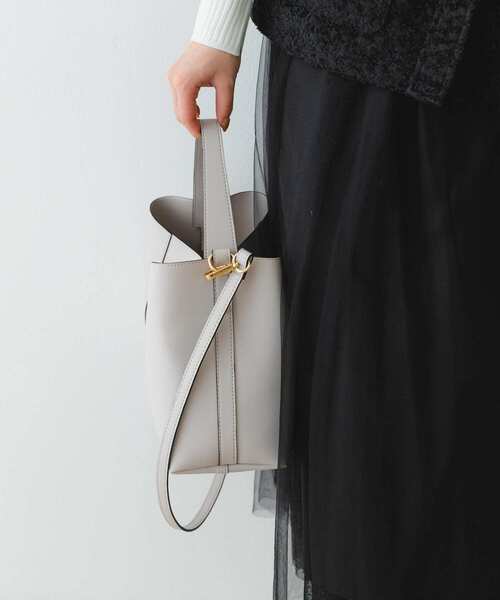 RODE SKO（ロデスコ）の「ワンハンドルトートバッグ（トートバッグ・レディース・オフホワイト/ブラック・ONE）」の3枚目の写真
