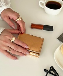 メタリックミニウォレット