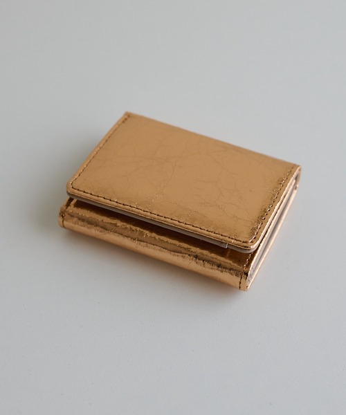 DISCOAT(ディスコート)の「メタリックミニウォレット(財布・レディース・ブラック/ピンクゴールド/シルバー・FREE)」の14枚目の写真