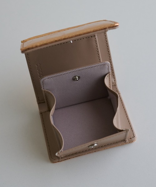 DISCOAT(ディスコート)の「メタリックミニウォレット(財布・レディース・ブラック/ピンクゴールド/シルバー・FREE)」の8枚目の写真