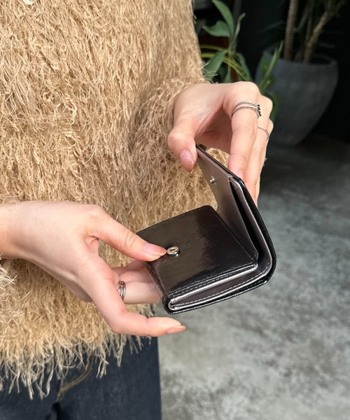 DISCOAT(ディスコート)の「メタリックミニウォレット(財布・レディース・ブラック/ピンクゴールド/シルバー・FREE)」の6枚目の写真