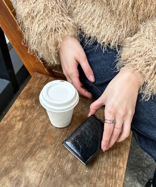 DISCOAT(ディスコート)の「メタリックミニウォレット(財布・レディース・ブラック/ピンクゴールド/シルバー・FREE)」の5枚目の写真