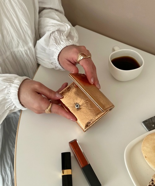 DISCOAT(ディスコート)の「メタリックミニウォレット(財布・レディース・ブラック/ピンクゴールド/シルバー・FREE)」の20枚目の写真