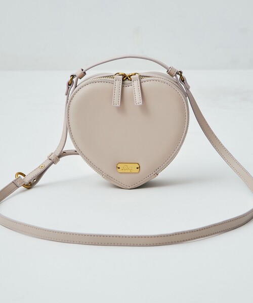 DEICY（デイシー）の「ハートバッグ（ショルダーバッグ・レディース・モカ/ベビーピンク/ブラック・FREE）」の5枚目の写真