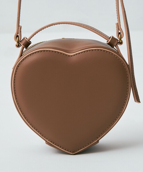 DEICY（デイシー）の「ハートバッグ（ショルダーバッグ・レディース・モカ/ベビーピンク/ブラック・FREE）」の9枚目の写真