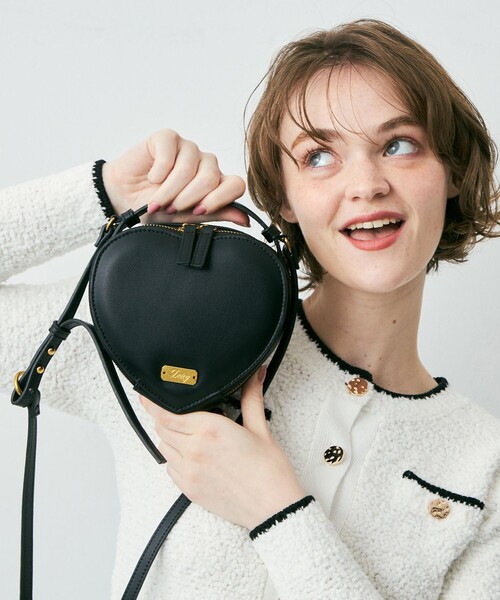 DEICY（デイシー）の「ハートバッグ（ショルダーバッグ・レディース・モカ/ベビーピンク/ブラック・FREE）」の19枚目の写真