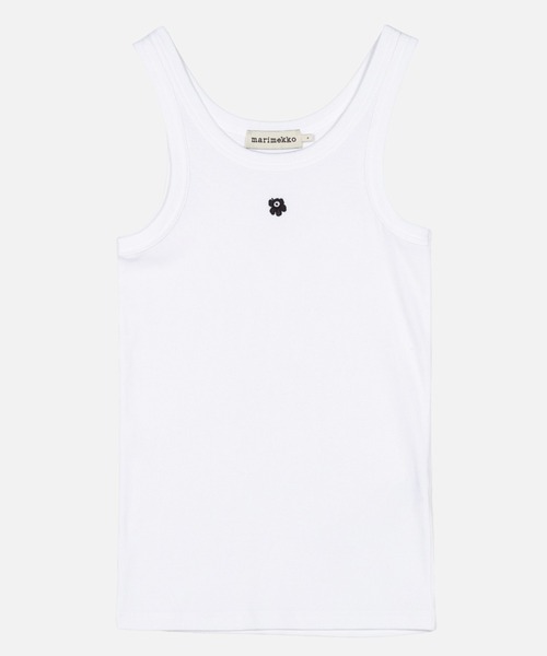 marimekko(マリメッコ)の「【kioski】Unikko / Kedol Placement rib top(Tシャツ/カットソー・レディース・ホワイト/ネイビー・SMALL/MEDIUM/LARGE/X-SMALL)」の10枚目の写真